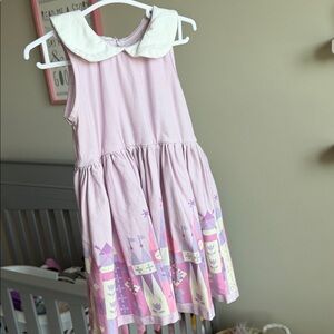 Taylor Joelle World Fair/Small World Purple Dress White Peter Pan Collar